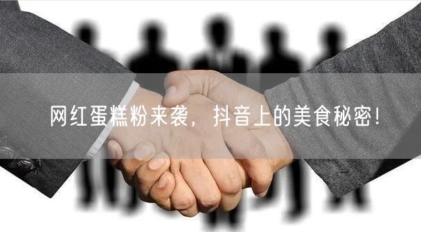 网红蛋糕粉来袭，抖音上的美食秘密！