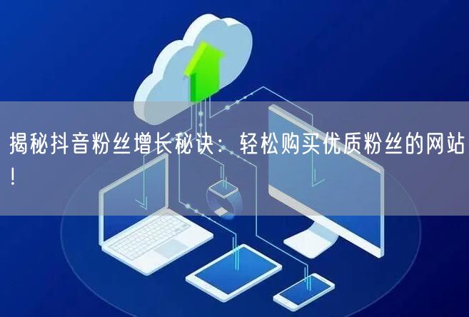 揭秘抖音粉丝增长秘诀：轻松购买优质粉丝的网站！