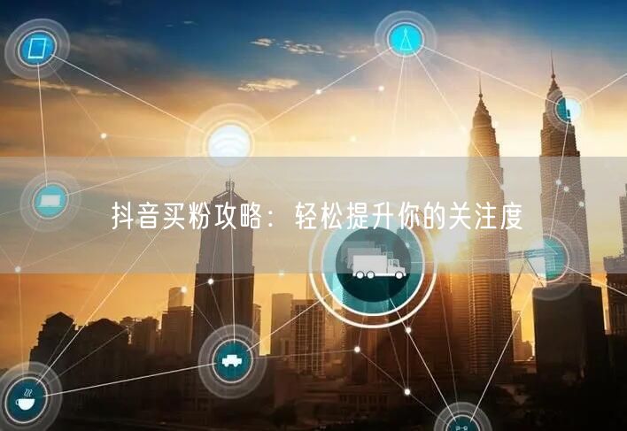 抖音买粉攻略：轻松提升你的关注度