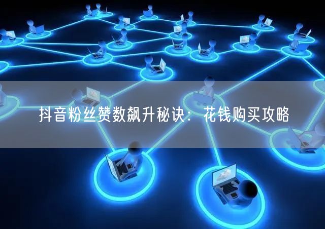 抖音粉丝赞数飙升秘诀：花钱购买攻略