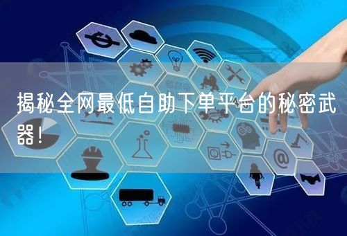 揭秘全网最低自助下单平台的秘密武器！
