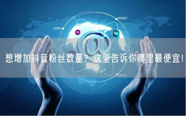 想增加抖音粉丝数量？这里告诉你哪里最便宜！