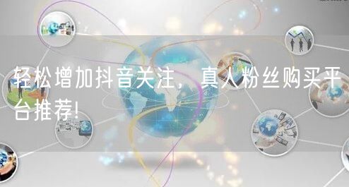 轻松增加抖音关注，真人粉丝购买平台推荐!