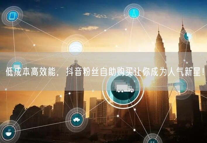 低成本高效能，抖音粉丝自助购买让你成为人气新星！