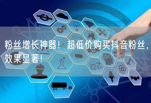 粉丝增长神器！超低价购买抖音粉丝，效果显著！